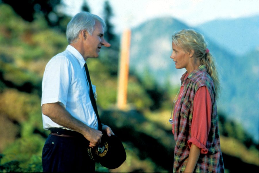 Steve Martin e Daryl Hannah em Roxanne