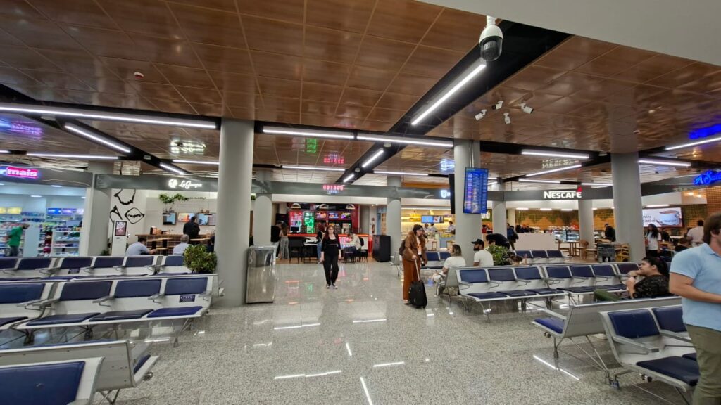 Novo piso inferior do aeroporto de Congonhas