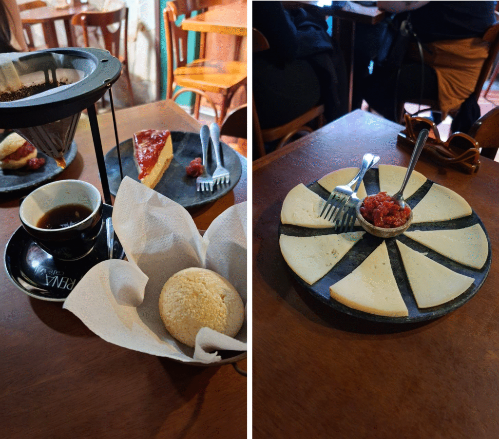 Comidinhas do Café Rena, em Ouro Preto