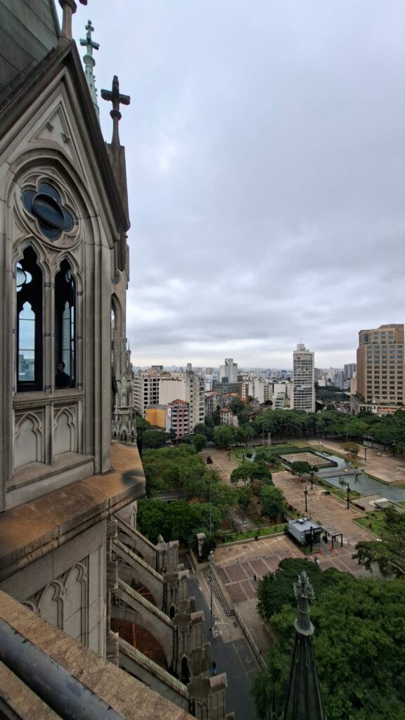 Vista da praça da Sé